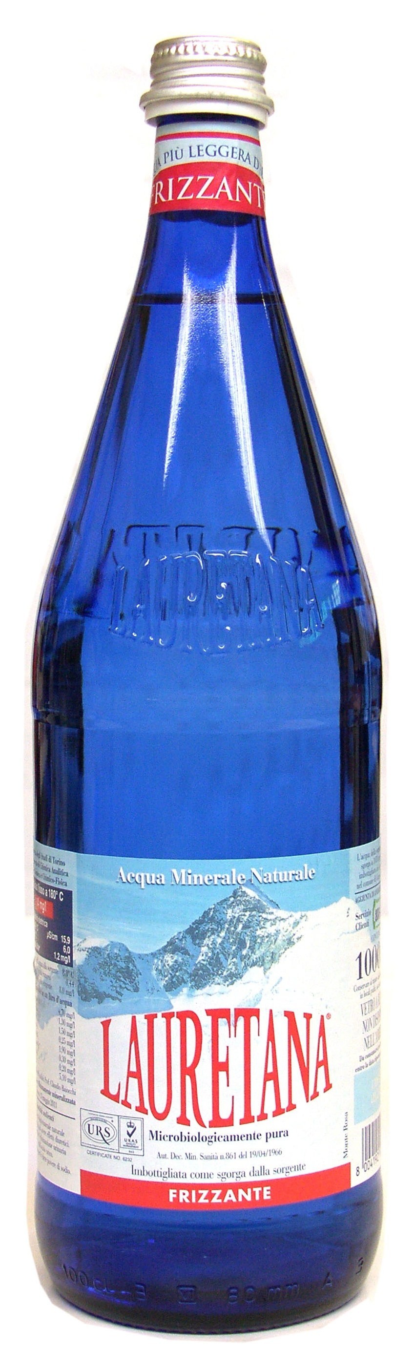 Lauretana Acqua Minerale Naturale Frizzante
